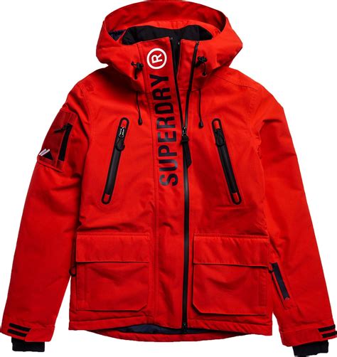 Superdry Ultimate Rescue Jacket M High Risk Red Giacche Da Sci Snowleader
