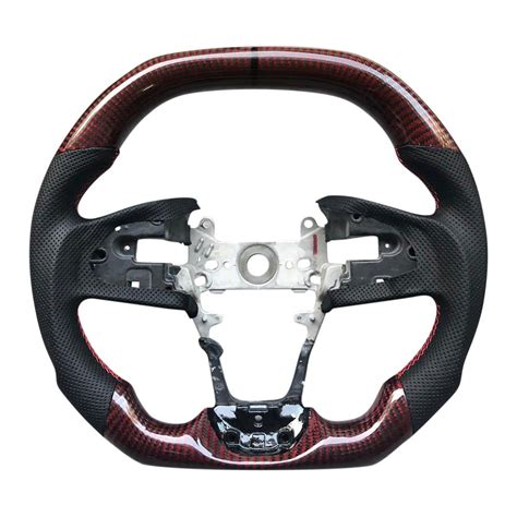Cherry Red Carbon Fiber Steering Wheel 2016 Honda Civic In 2022