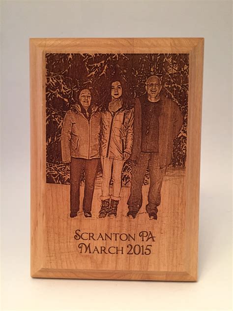 Laser Engraved Photo Plaques