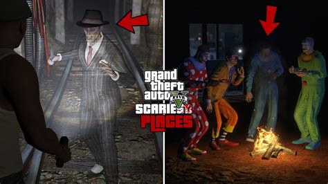 Gta 5 Scary Places And Easter Eggs Top 5 Youtube