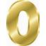 Number 0  Vector Clip Art Gold Numbers Printable Free Printables
