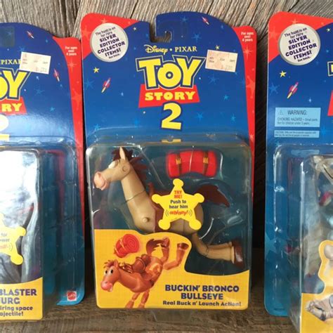 Toy Story 2 Action Figures Silver Edition Buzz Lightyear Etsy