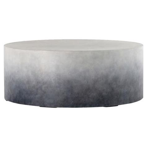 By leisure made (7) eartha dark gray square stone indoor/outdoor coffee table. Erin Industrial Loft Solid Round Indigo Ombre Concrete ...
