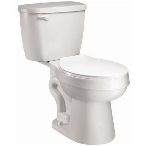 Aquasource White Watersense Elongated Chair Height 2 Piece Toilet 12 In