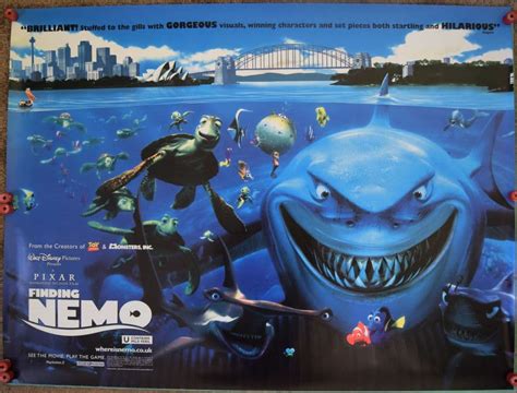 Original Movie Posters Uk Finding Nemo Uk Quad Poster