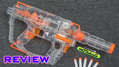 Review Nerf Modulus Ghost Ops Evader Its Painted Clear Youtube
