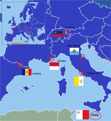 On san marino map, you can view all states, regions, cities, towns, districts, avenues, streets and popular centers' satellite. File:European ministates map.png - Wikimedia Commons