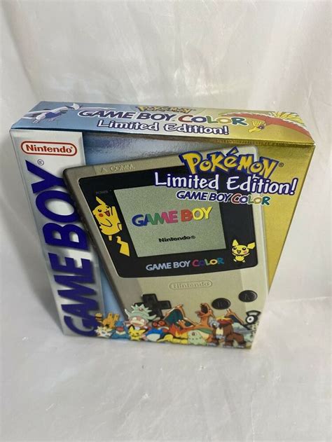 Nintendo Gameboy Game Boy Color Pokemon Limited Edition New Factory