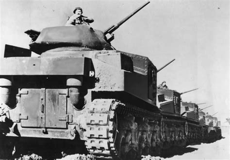 M3 Grant Mk Iii Tanks Of Australian 1st Armoured Division World War