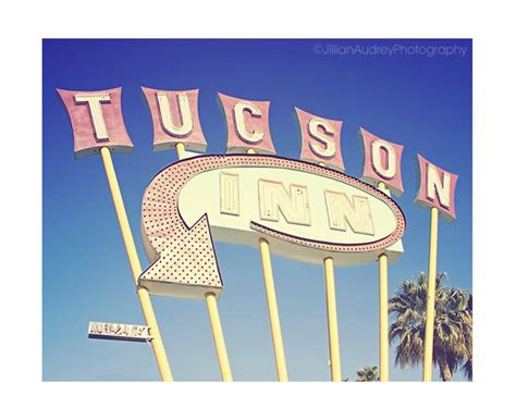 Tucson Inn Retro Mid Century Modern Motel Sign Photography Etsy