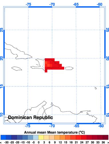 Climgen Dominican Republic Climate Observations