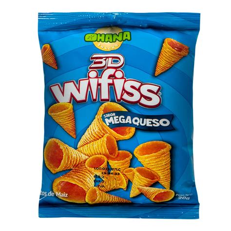 Snack Ohana Wifiss Mega Queso 20g - 987374