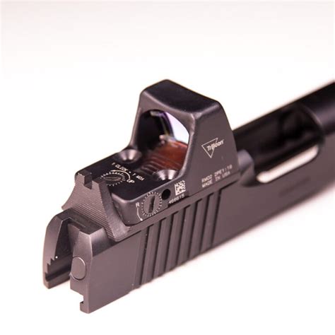 1911 2011 Red Dot Sight Rds Slide Cut With Rear Sight Plate Candh