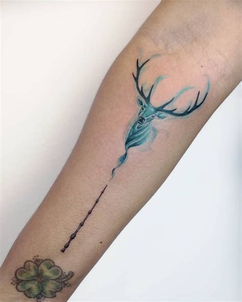 This Patronus Piece By Bloodfloortattoo On Instagram Is One Of The