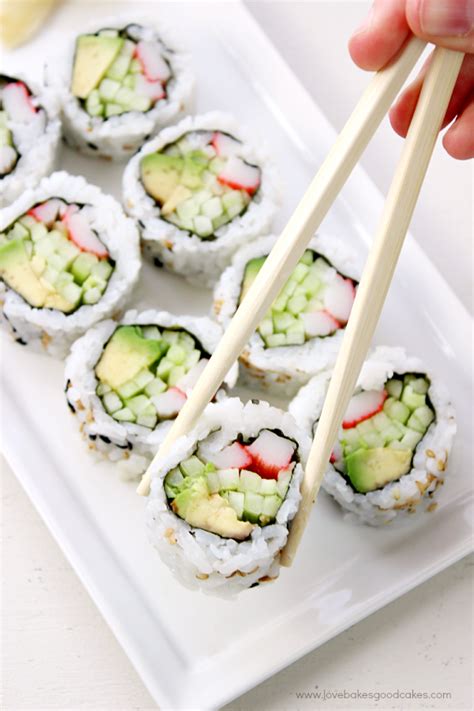 California Roll Recipe California Roll Recipes Sushi Recipes