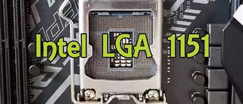 Socket Intel Lga 1151 Procesadores Compatibles Y Características