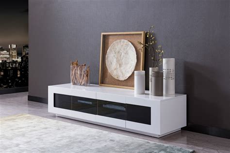 Modrest Frost Modern Small White TV Unit - TV & Media Stands - Living Room