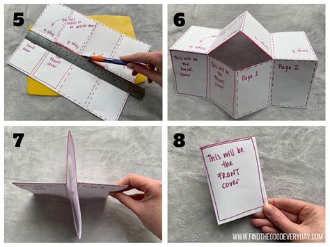 Diy mini 8 page pocket zine!: Creating a Mini-Book (using 1 sheet of paper) - The ...