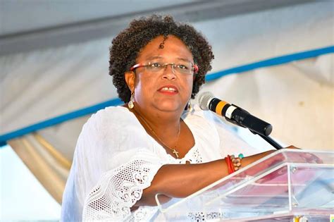 barbados pm mia mottley seeks to re assure business community cnw network