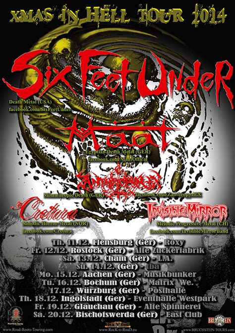 Six Feet Under To Embark On X Mas In Hell Tour 2014″ In Germany In