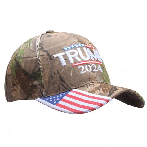 Donald Trump 2024 Maga Hat Cap Camouflage Usa Flag Kag Make Keep America Great A Ebay