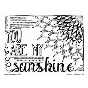 This set includes three sweet sentiments to celebrate the beauty around you: The best free Sunshine coloring page images. Download from ...