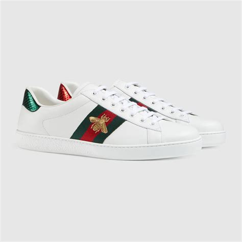 Gucci Ace Embroidered Low Top Sneaker Luxury Sneakers Men Gucci Men