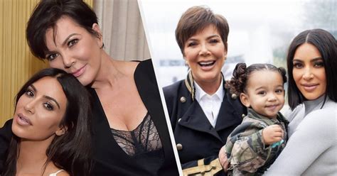 kris jenner posted and then deleted an unedited photo of her and kim kardashian days after khloé