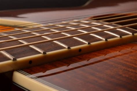 Premium Photo Acoustic Guitar Elements Close Up As