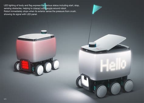 Woowa Brother Self Navigating Delivery Robot Ready To Go To Work 매일경제