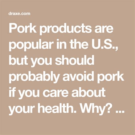 Tapeworms Toxins And More The Truth About Your Pork Health Bison Meat Pork