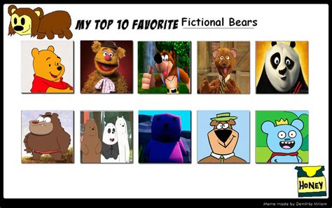 My Top 10 Favorite Bears By Peytonauz1999 On Deviantart