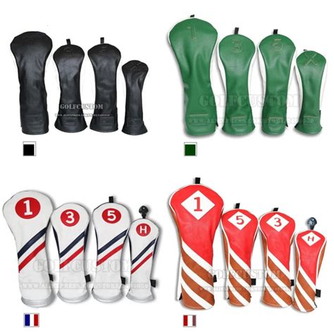 2016 New Style Golf Wood Head Covers Headcover Driver Fw Rescue Hybrid