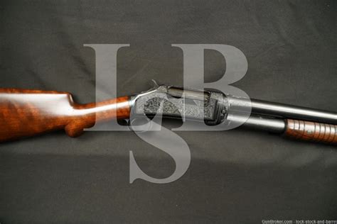 Custom Engraved Winchester Model 1897 97 12 Ga 30″ Pump Shotgun 1902 C