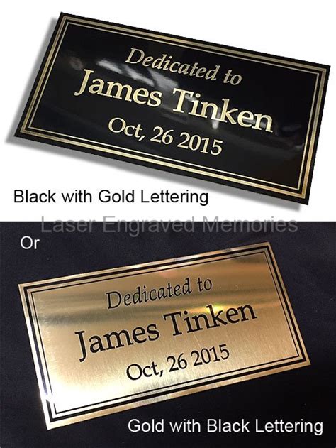 1 X 3 Brass Plates Custom Engraved Etchings And Engravings Prints