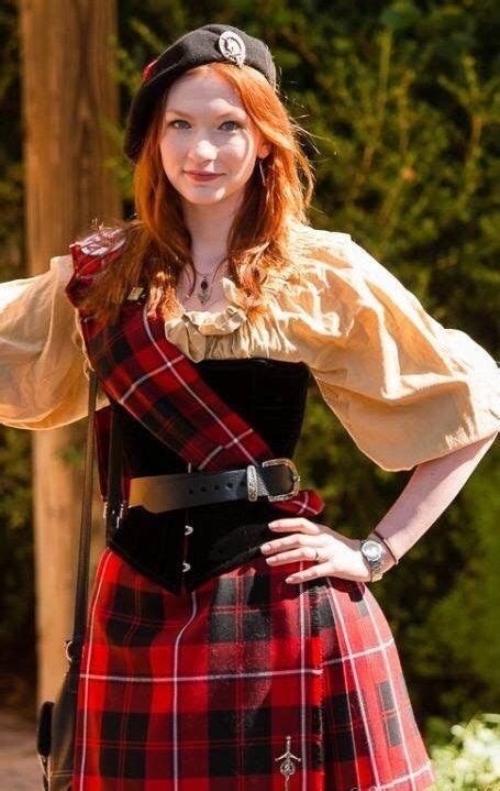 Pin By Ron Mckitrick Imagery On Shades Of Red Scottish Dress Scottish Clothing European Girls