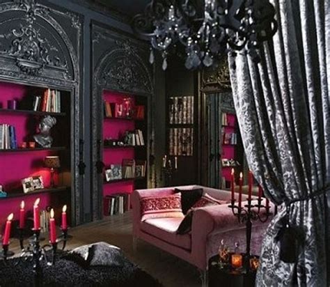 Bedroom Impressive Gothic Bedroom Designs With Berry Purple Built In