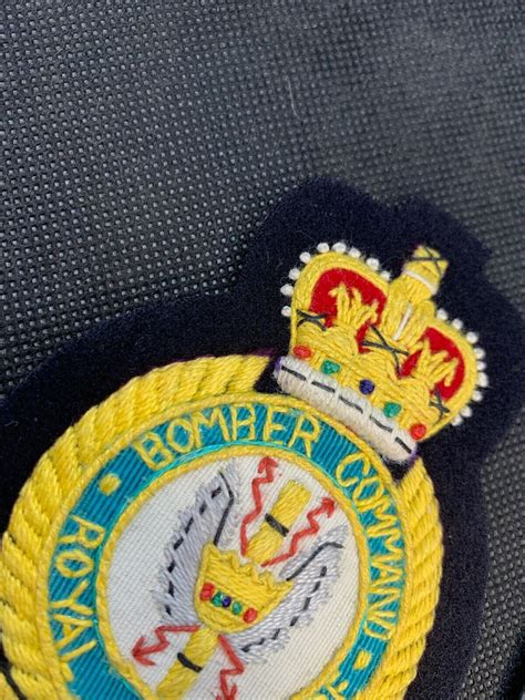 British Raf Royal Air Force Bomber Command Embroidered Blazer Badge