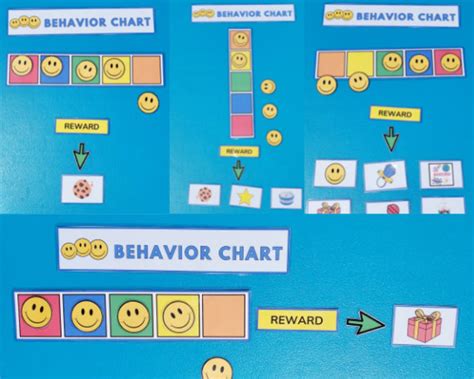 Behavior Chart Autism Behavior Printable Chart Behavior Etsy