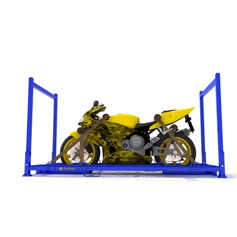 Steel Q235b Warehouse Movable Motorcycle Storage Rack China