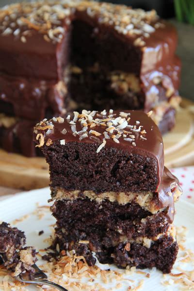 Whisk together the flour, cocoa, baking soda and salt in a small bowl; German Chocolate Birthday Cake | Say Grace