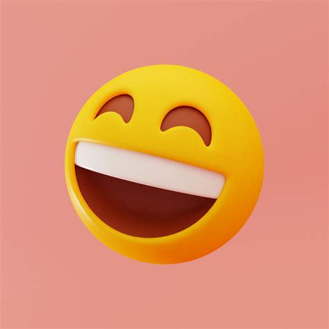 Grinning Face Emoji With Smiling Eyes Finished Projects Blender
