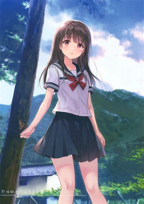 Anime Girl With School Uniform Telegraph