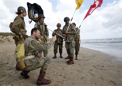 Us 101st Airborne Division Remembered On D Day Anniversary Daily Mail