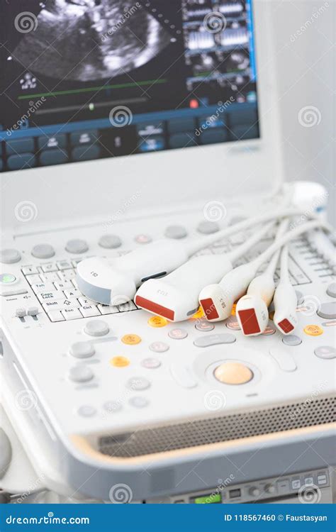 Medical Equipment Ultrasonic Scanner Stock Photo Image Of Modern