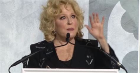 Bette Midler Under Fire Rushes To Praise Controversial Possible Gop