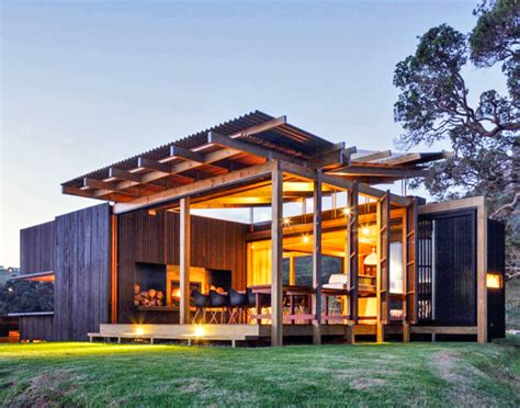 New Zealand Beach House Transforms Into An Open Aired Paradise