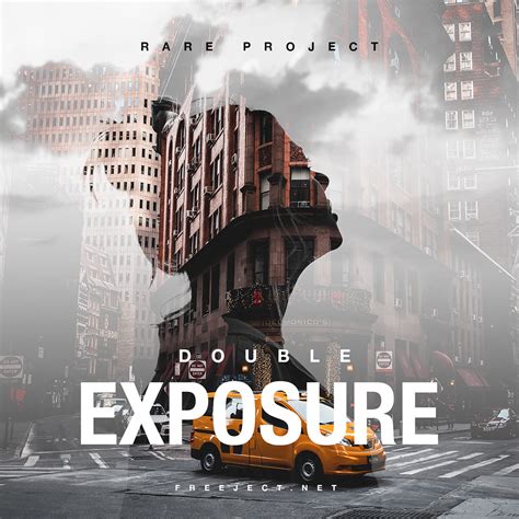 Double Exposure Cover Art Design Template On Behance