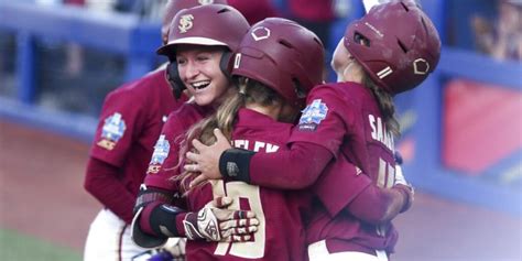Florida State Softball Wins First Game Of WCWS Championship Against