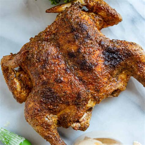 grilled spatchcock chicken mytaemin